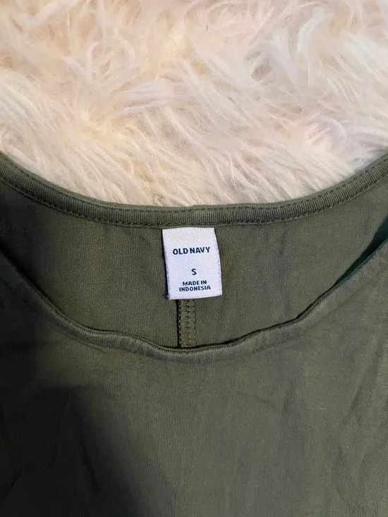 Old Navy Olive Green Sleeveless Maxi Dress - Picture 2 of 2